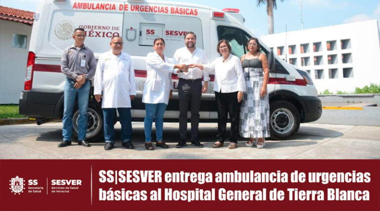 Bolet N Ss Sesver Entrega Ambulancia De Urgencias B Sicas Al