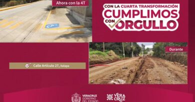 Calle Artículo 27 del municipio de Xalapa les ¡Cumplimos con Orgullo!