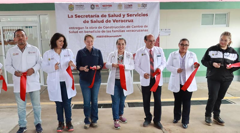 Inauguramos formalmente la construcción y reequipamiento del Centro de Salud en Maltrata