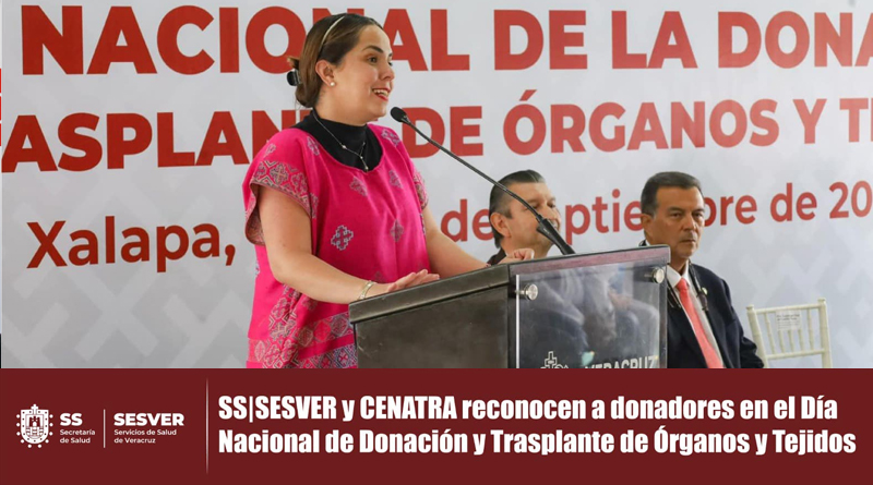 #BOLETÍN || SS|SESVER y CENATRA reconocen a donadores en el Día Nacional de Donación y Trasplante de Órganos y Tejidos