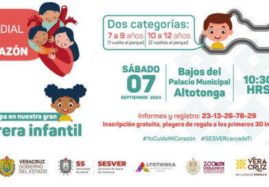 ¡Atención niñas y niños de 7 a 12 años de Altotonga!