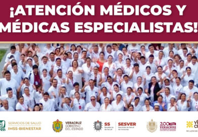 ¡A las y los médicos especialistas!