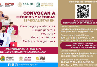 Convocatoria a médicos y médicas especialistas