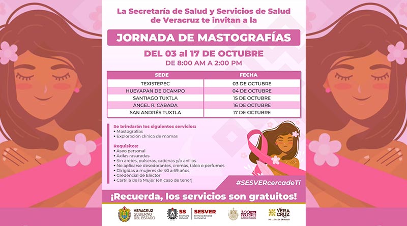 Jornadas de Mastografías gratuitas