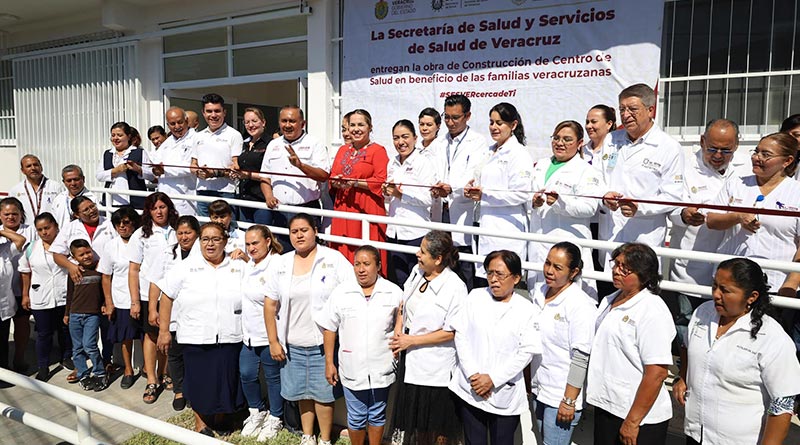 Inauguración de la reconstrucción y rehabilitación del Centro de Salud de Misantla