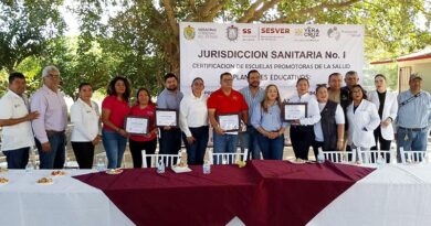 Actividades realizadas en la Jurisdicción Sanitaria No. I con sede en Pánuco