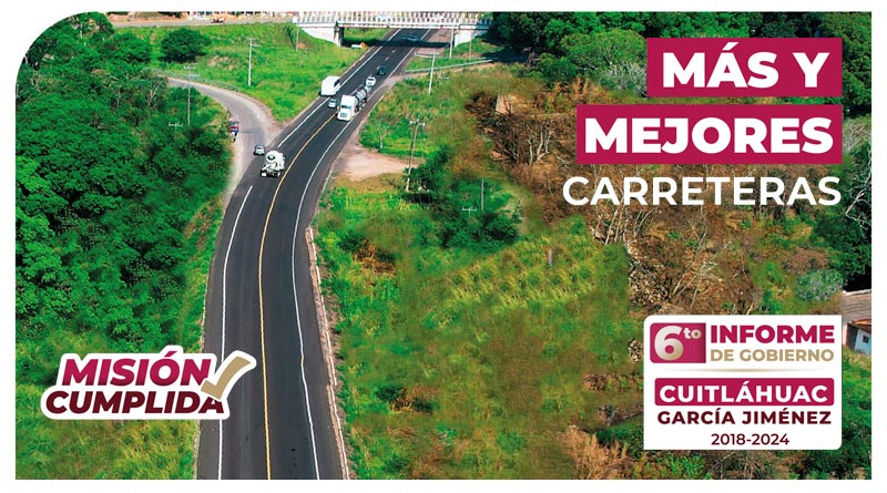 Más y mejores carreteras