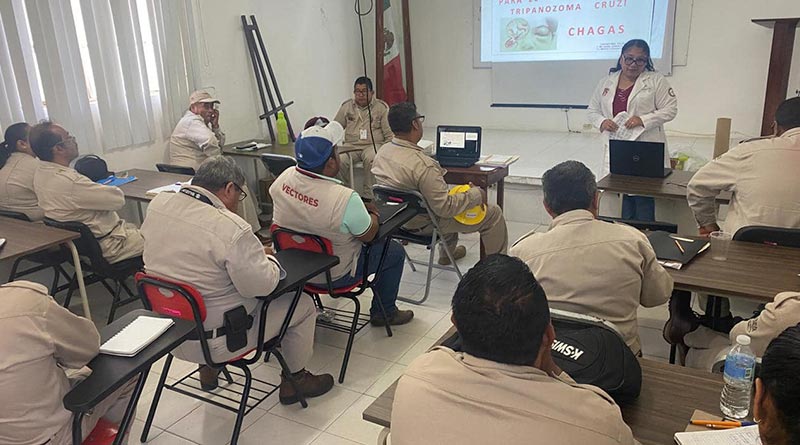 Capacitación “Prevención y control de la enfermedad de Chagas” en el Hospital de Cosamaloapan