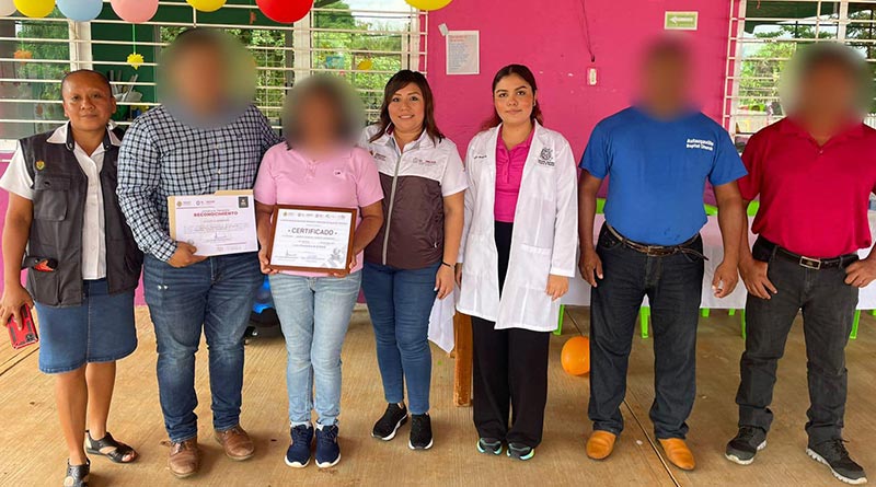 Certificando escuelas promotoras de salud mediante la JS XI Coatzacoalcos