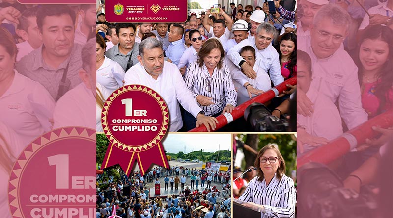 ¡Primer compromiso cumplido en Veracruz!