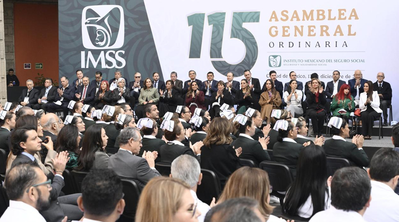 115ª Asamblea General Ordinaria del IMSS en Palacio Nacional