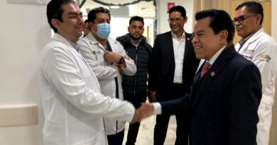 Recorrido por las instalaciones del Centro de Alta Especialidad del Estado de Veracruz Dr. Rafael Lucio