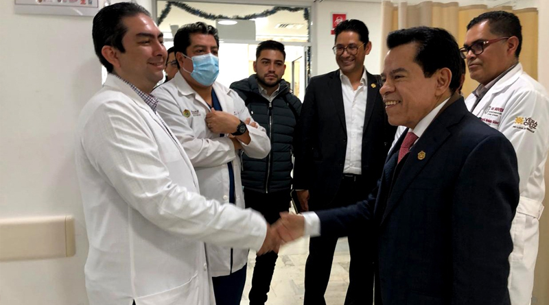 Recorrido por las instalaciones del Centro de Alta Especialidad del Estado de Veracruz Dr. Rafael Lucio