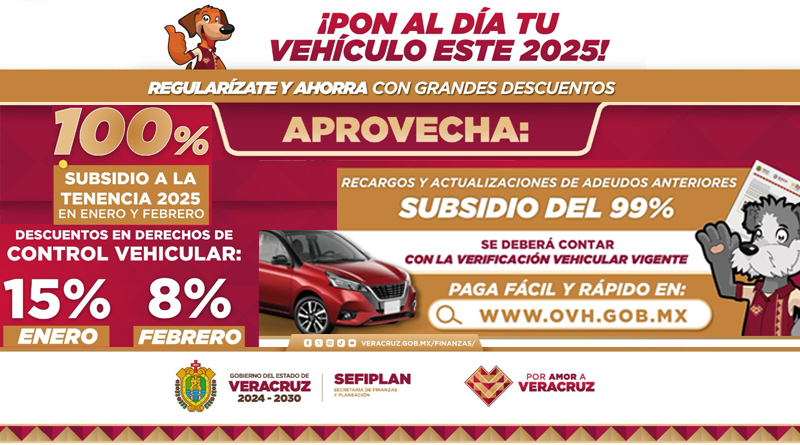 ¡Pon al día tu vehiculo y olvídate de los adeudos!