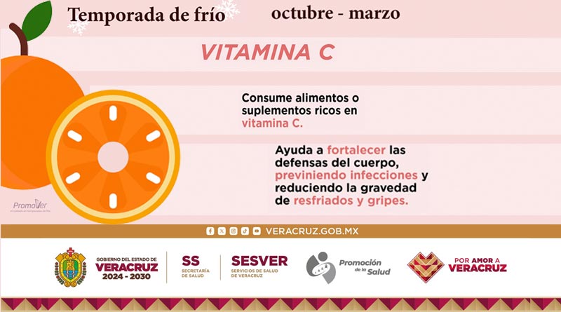 Consumir alimentos ricos en vitamina C