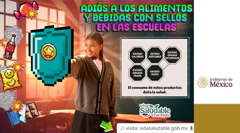 Adiós a los alimentos y bebidas con sellos en las escuelas.