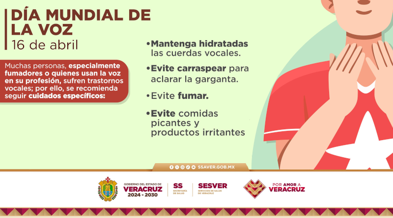 El 16 de abril se celebra el Día Mundial de la Voz