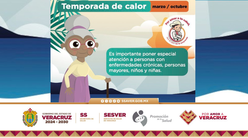«Por amor a tu salud, que el calor no te sorprenda»
